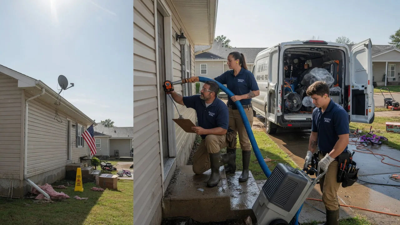 Ceiling Water Damage Restoration in Brooklyn, IA near me